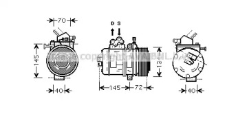 Компрессор AVA QUALITY COOLING TOK388