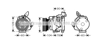 Компрессор AVA QUALITY COOLING TOK437