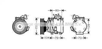 Компрессор AVA QUALITY COOLING TOK439