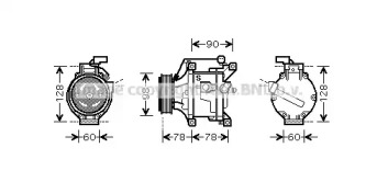 Компрессор AVA QUALITY COOLING TOK443