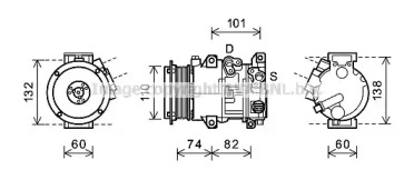 Компрессор AVA QUALITY COOLING TOK628