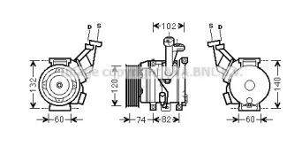 Компрессор AVA QUALITY COOLING TOK635