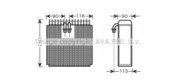 Испаритель AVA QUALITY COOLING TOV385