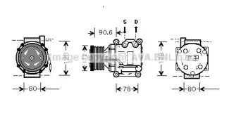 Компрессор AVA QUALITY COOLING UVK095