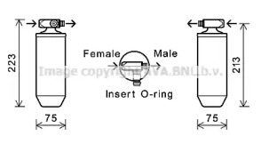 Осушитель AVA QUALITY COOLING VLD023