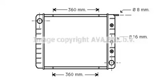 Теплообменник AVA QUALITY COOLING VO2003