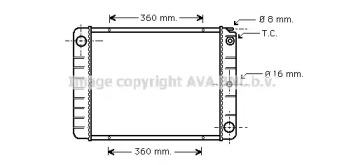 Теплообменник AVA QUALITY COOLING VO2027