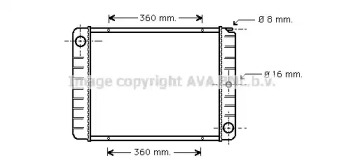 Теплообменник AVA QUALITY COOLING VO2038