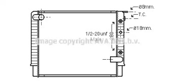 Теплообменник AVA QUALITY COOLING VO2049