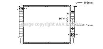 Теплообменник AVA QUALITY COOLING VO2062