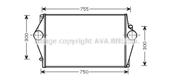 Теплообменник AVA QUALITY COOLING VO4136