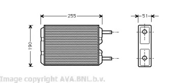 Теплообменник AVA QUALITY COOLING VO6035