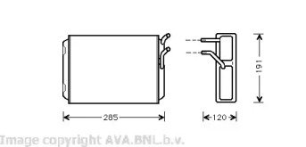 Теплообменник AVA QUALITY COOLING VO6096