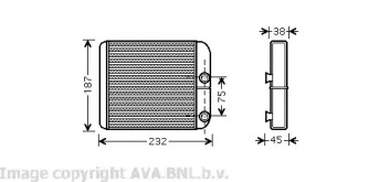 Теплообменник AVA QUALITY COOLING VO6129