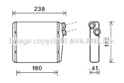 Теплообменник AVA QUALITY COOLING VO6163