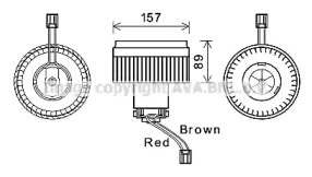 Электродвигатель AVA QUALITY COOLING VO8177