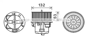 Электродвигатель AVA QUALITY COOLING VO8179