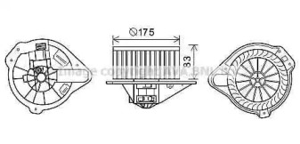 Электродвигатель AVA QUALITY COOLING VO8182