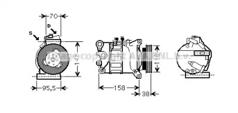 Компрессор AVA QUALITY COOLING VOAK143