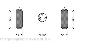 Осушитель AVA QUALITY COOLING VOD108