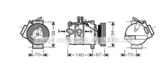 Компрессор AVA QUALITY COOLING VOK142