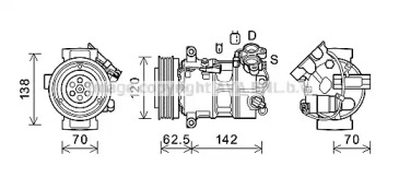 Компрессор AVA QUALITY COOLING VOK191