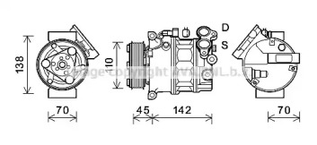 Компрессор AVA QUALITY COOLING VOK192