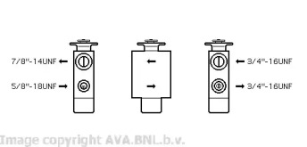 Клапан AVA QUALITY COOLING VW1101