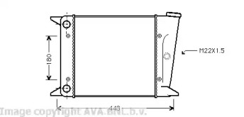 Теплообменник AVA QUALITY COOLING VW2001