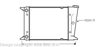 Теплообменник AVA QUALITY COOLING VW2006