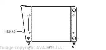 Теплообменник AVA QUALITY COOLING VW2010