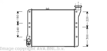 Теплообменник AVA QUALITY COOLING VW2054