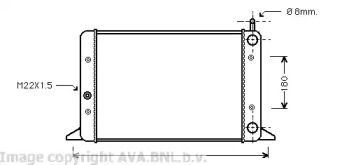 Теплообменник AVA QUALITY COOLING VW2058