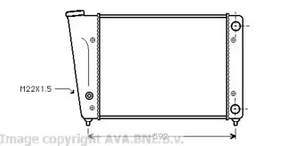 Теплообменник AVA QUALITY COOLING VW2059