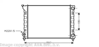 Теплообменник AVA QUALITY COOLING VW2071