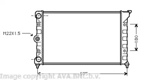 Теплообменник AVA QUALITY COOLING VW2078