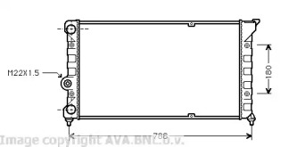 Теплообменник AVA QUALITY COOLING VW2079