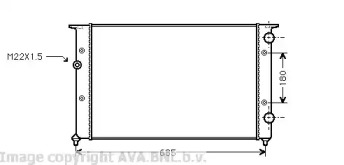 Теплообменник AVA QUALITY COOLING VW2102