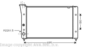 Теплообменник AVA QUALITY COOLING VW2112