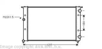 Теплообменник AVA QUALITY COOLING VW2116