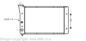 Теплообменник AVA QUALITY COOLING VW2123