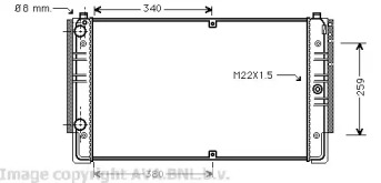 Теплообменник AVA QUALITY COOLING VW2149