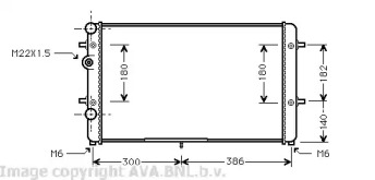 Теплообменник AVA QUALITY COOLING VW2179