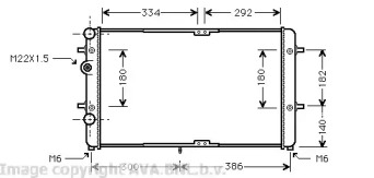 Теплообменник AVA QUALITY COOLING VW2180