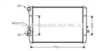 Теплообменник AVA QUALITY COOLING VW2193