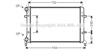 Теплообменник AVA QUALITY COOLING VW2204