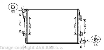 Теплообменник AVA QUALITY COOLING VW2255