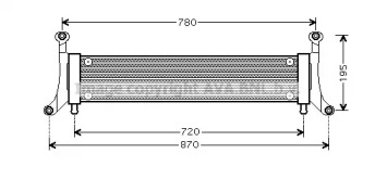 Теплообменник AVA QUALITY COOLING VW2278