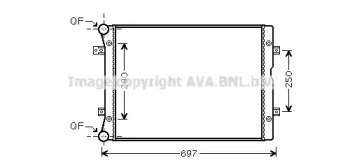 Теплообменник AVA QUALITY COOLING VW2283