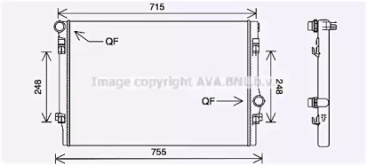 Теплообменник AVA QUALITY COOLING VW2336